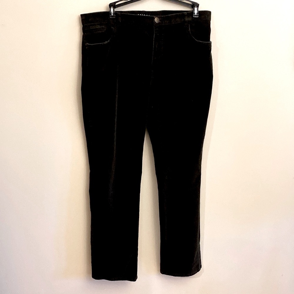 Tribal Black Stretch Corduroy 5 Pocket Jeans Size 12